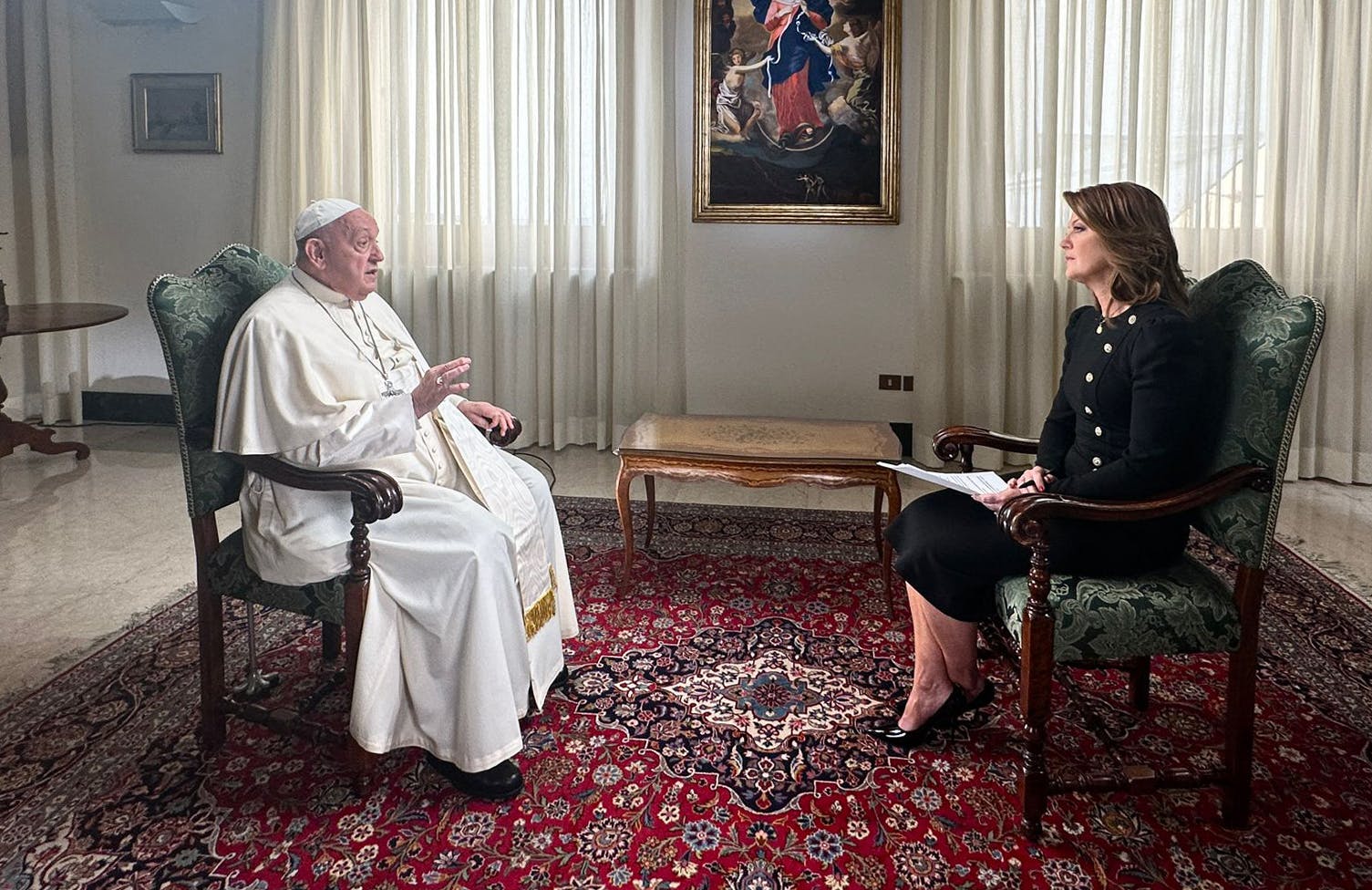 Vaticano, entrevista exclusiva de la CBS con el Papa en la JMN: ¡Estoy bien! Los niños te ayudan a tener un corazón joven.
